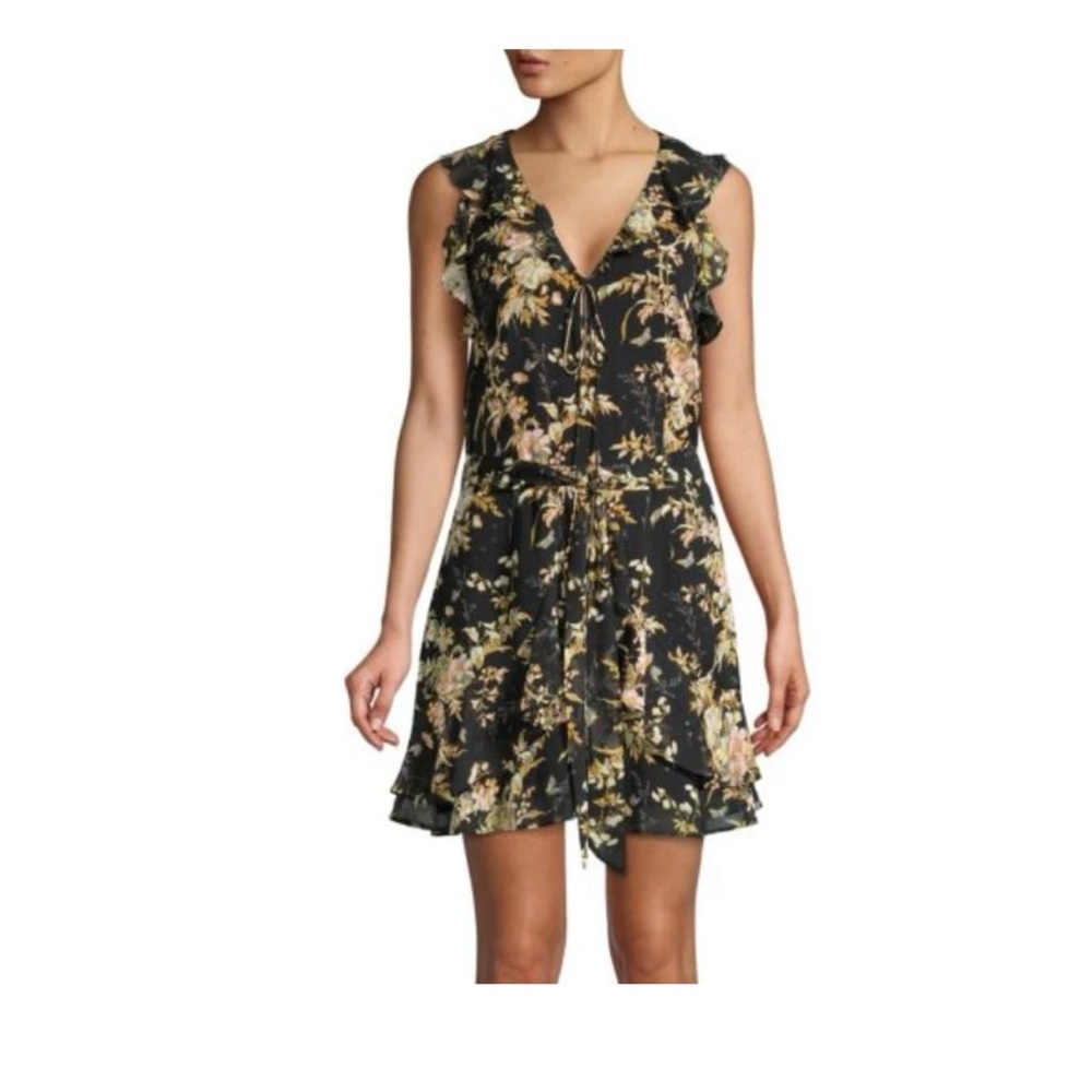 PAIGE Silk Floral Dress Size S